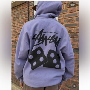 Stussy Dice Hoodie Pigment Dyed Men’s Sz Medium
